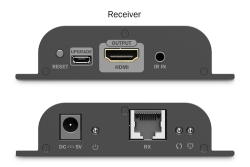 DIGITUS HDMI IP Receiver 4K/60Hz schwarz