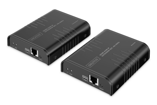 DIGITUS Extender Set HDMI KVM 4K/60Hz schwarz
