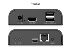 DIGITUS Extender Set HDMI KVM 4K/60Hz schwarz