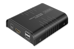 DIGITUS HDMI KVM IP Receiver 4K/60Hz schwarz