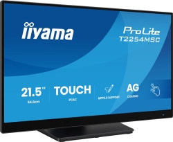 IIYAMA 54.6cm (21,5) T2254MSC-B2AG 16:9 M-Touch HDMI+DP+USB