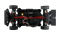 Amewi RC Rallye Citroen CR3 WRC HyperGo 1:7 schwarz/rot