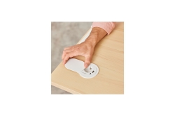 Fellowes Einbausteckdose Schreibtisch 230V USB-A,USB-C weiß