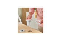 Fellowes Einbausteckdose Schreibtisch 230V USB-A,USB-C weiß