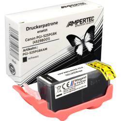 Ampertec Tinte ersetzt Canon 4529B001 PGI-525PGBK schwarz