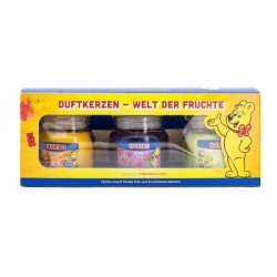 Haribo Duftkerze Frucht Power 3er Set