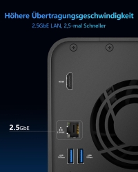 TERRAMASTER F2-425, 2bay NAS 4GB DDR4 (No Hard Drive)