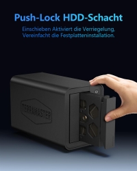 TERRAMASTER F2-425, 2bay NAS 4GB DDR4 (No Hard Drive)