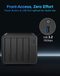 TERRAMASTER F4-425, 4bay NAS, 4GB DDR4 (No Hard Drive)