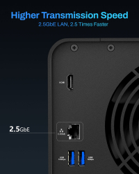 TERRAMASTER F4-425, 4bay NAS, 4GB DDR4 (No Hard Drive)
