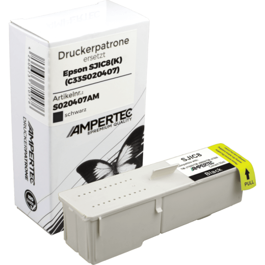 Ampertec Tinte ersetzt Epson C33S020407 schwarz
