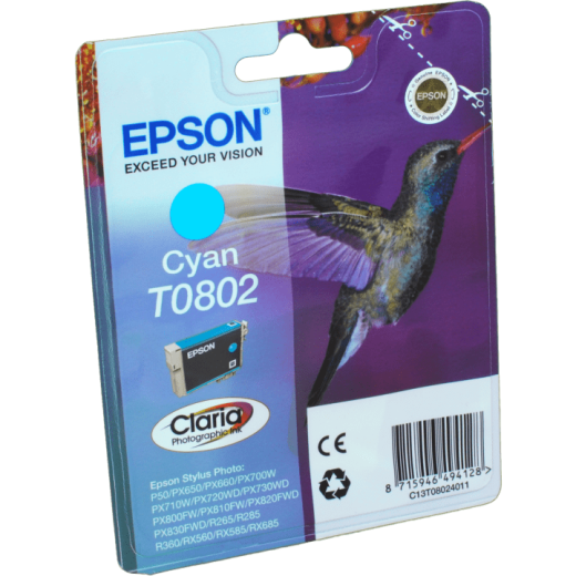 Epson Tinte C13T080240 cyan T0802