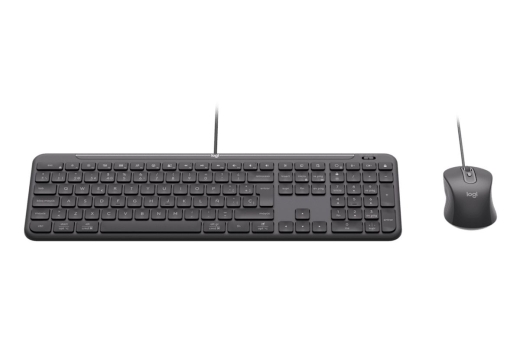 Logitech USB-C Keyboard+Mouse MK620 Combo f. Business black retail