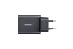 Intenso Power Adapter 1x USB-A/2x USB-C 65W GaN Black