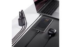 Intenso Power Adapter 1x USB-A/2x USB-C 65W GaN Black