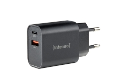 Intenso Power Adapter 1x USB-A/1x USB-C 30W Black