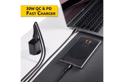 Intenso Power Adapter 1x USB-A/1x USB-C 30W Black