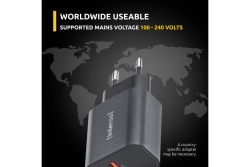 Intenso Power Adapter 1x USB-A/1x USB-C 30W Black