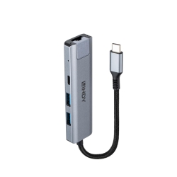 LINDY USB 3.2 Gen 2 Typ C Hub & Gigabit Ethernet