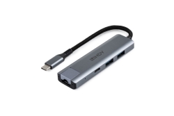 LINDY USB 3.2 Gen 2 Typ C Hub & Gigabit Ethernet
