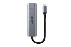 LINDY USB 3.2 Gen 2 Typ C Hub & Gigabit Ethernet