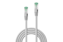 LINDY Patchkabel Cat.6A S/FTP GRS TPE Kabel, 1m grau