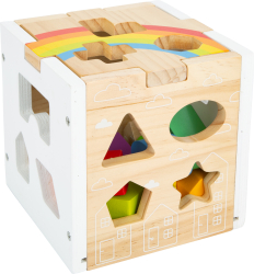 Steckwürfel Regenbogen