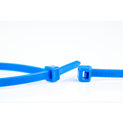 WKK Kunststoffkabelbinder Blau 370x4,8mm 100 St.
