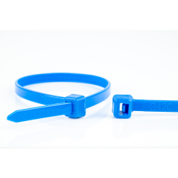 WKK Kunststoffkabelbinder Blau 370x4,8mm 100 St.