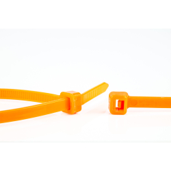 WKK Kunststoffkabelbinder Orange 370x4,8mm 100 St.
