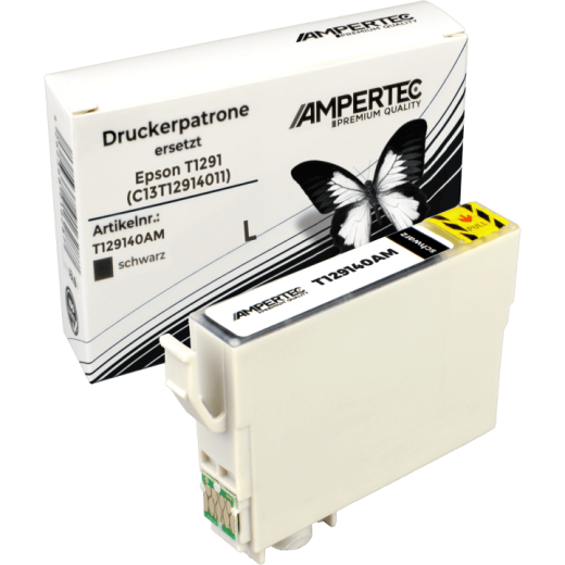 Ampertec Tinte ersetzt Epson C13T129140 schwarz