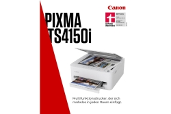 Canon PIXMA TS4150i Multifunktionssystem 3-in-1 weiss