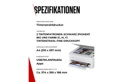 Canon PIXMA TS4150i Multifunktionssystem 3-in-1 weiss