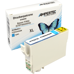 Ampertec Tinte ersetzt Epson C13T13024010 cyan