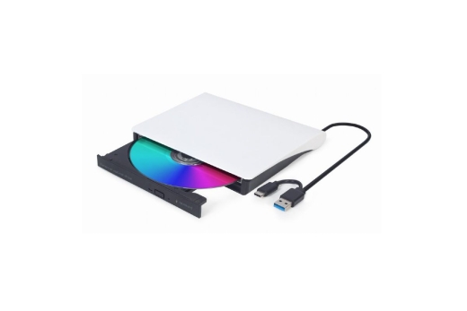 gembird DVW EXT SLIM DVD-USB-031 white USB-C&3.1 DVD8x CD24x
