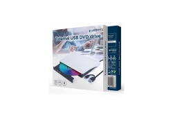 gembird DVW EXT SLIM DVD-USB-031 white USB-C&3.1...