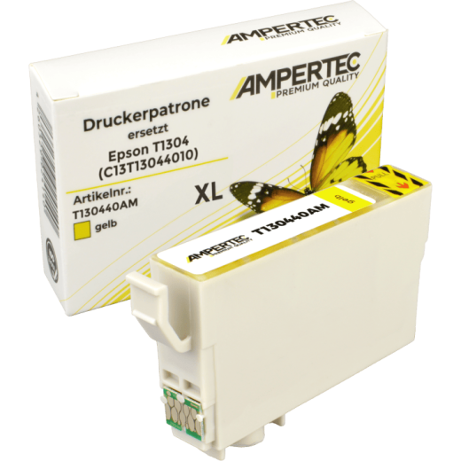 Ampertec Tinte ersetzt Epson C13T13044010 yellow