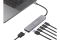 Equip Adapter USB-C->HDMI/3xUSB-C/USB-A 4K/ 60Hz 0.25m Alu.