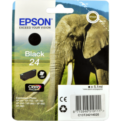 Epson Tinte C13T242140 schwarz 24