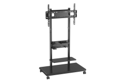 Equip Bodenstandhalter 50-90/1TFT 60kg Mobil+Ablage sw