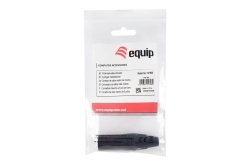 Equip Kabelverbinder 3-Polig Stecker schwarz