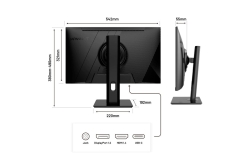 JAPANNEXT 60,5cm JN-IPS238FHDR-C65W-HSP 16:9 HDMI/DP FHD