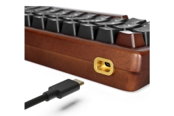 Sharkoon Gaming Tastatur Skiller SGK50S3 Wood schwarz