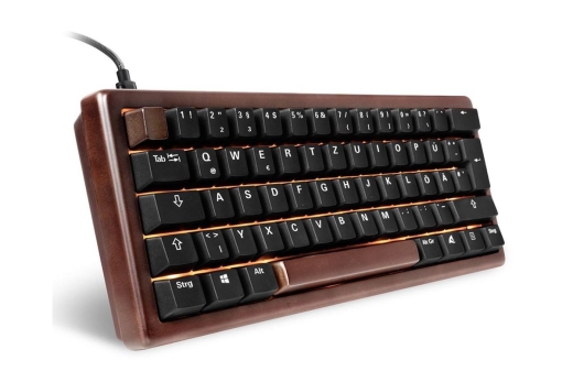 Sharkoon Gaming Tastatur Skiller SGK50S4 Gen2 Wood schwarz