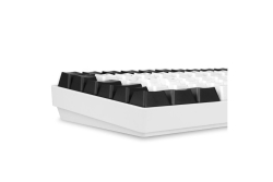 Sharkoon Gaming Tastatur Skiller SGK50S3 weiß-gelb RGB DE