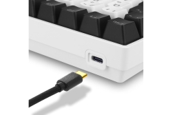 Sharkoon Gaming Tastatur Skiller SGK50S3 weiß-gelb RGB DE