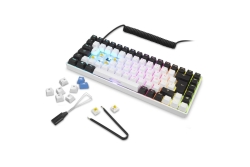 Sharkoon Gaming Tastatur Skiller SGK50S3 weiß-gelb RGB DE