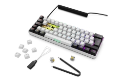 Sharkoon Gaming Tastatur Skiller SGK50S4 Gen2 weiß-gelb RGB