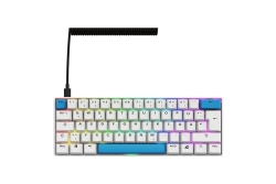 Sharkoon Gaming Tastatur Skiller SGK50S4 Gen2 PBT wei-gelRGB