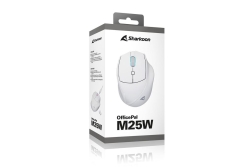 Sharkoon Maus OfficePal M25W Optisch 6 Tasten 4.000 DPI weiß